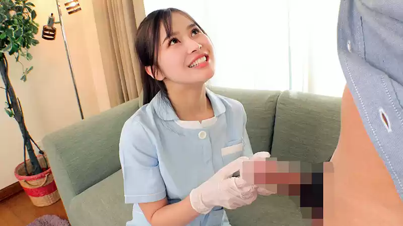 夜勤明けのナースはチ○ポが欲しくてたまらない！？超多忙な都内病院勤務の看護師さんが童貞君の悩めるち○ぽ診察＆エロマッサージにムラムラ発情！デカチン跨りSEX没頭グリグリ騎乗位筆おろし///発情しすぎて連続射精！！精液を中出し採取SP (h_1324skmj00590) - h_1324skmj00590jp-10
