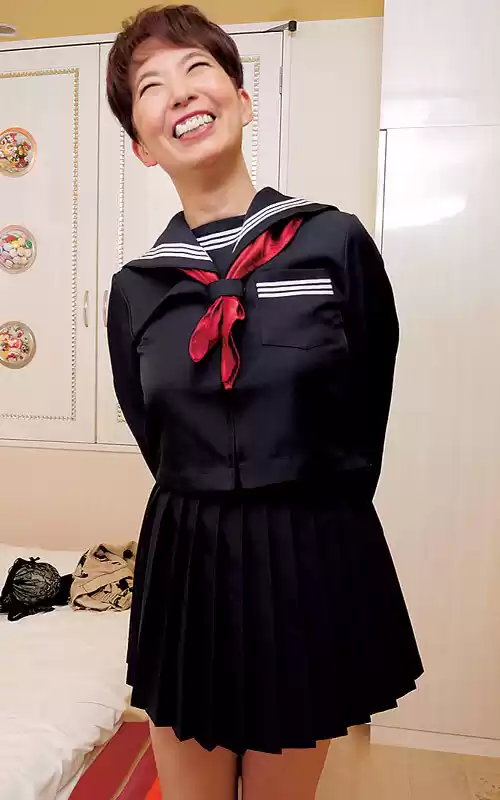 六十路妻AV出演 破廉恥青春コスプレSEX (h_1664spz01147) - h_1664spz01147jp-18